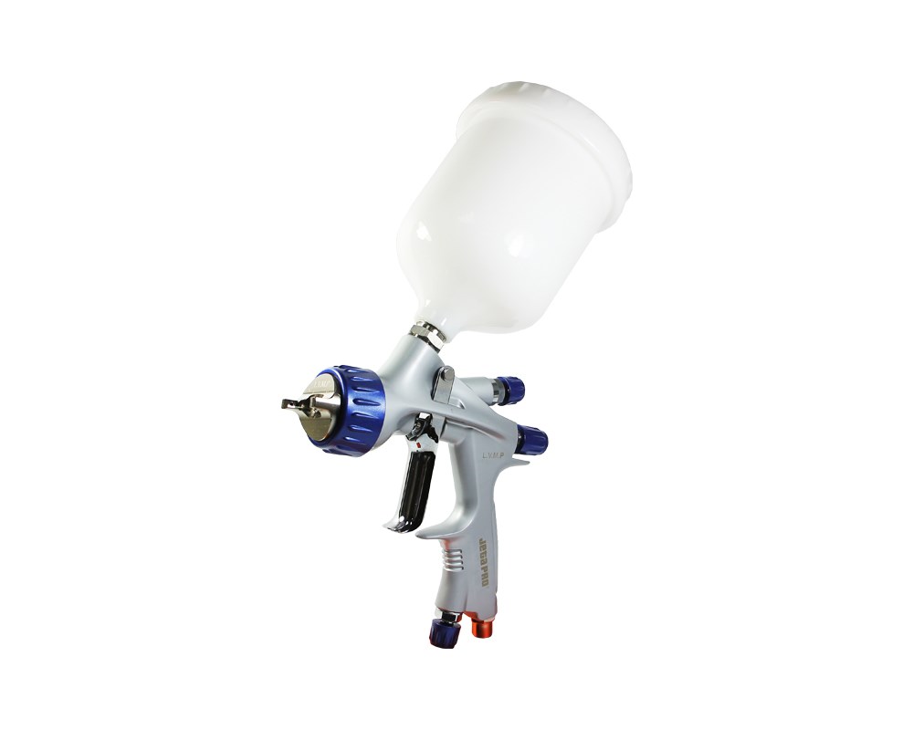 JetaPro JP400 LVMP Профессиональный краскопульт, верхний пластиковый бачок 0,6 л, сопло 1.4 мм