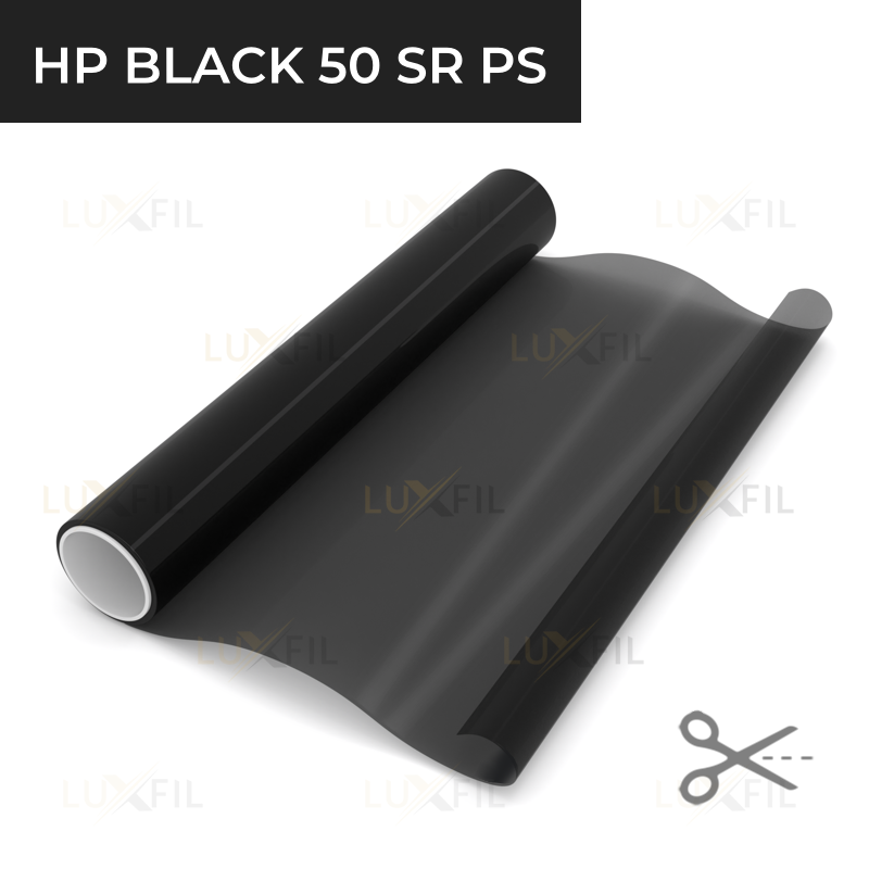 Тонировочная пленка HP BLACK 50 SR PS  LUXFIL 1 погонный метр (ширина 1,52м)