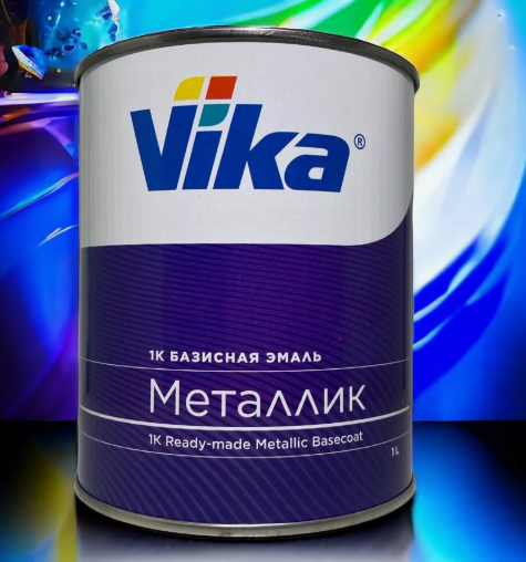 ЭМАЛЬ БАЗИСНАЯ VIKA-МЕТАЛЛИК ЮЖНЫЙ КРЕСТ 290, БАНКА 0,75 КГ