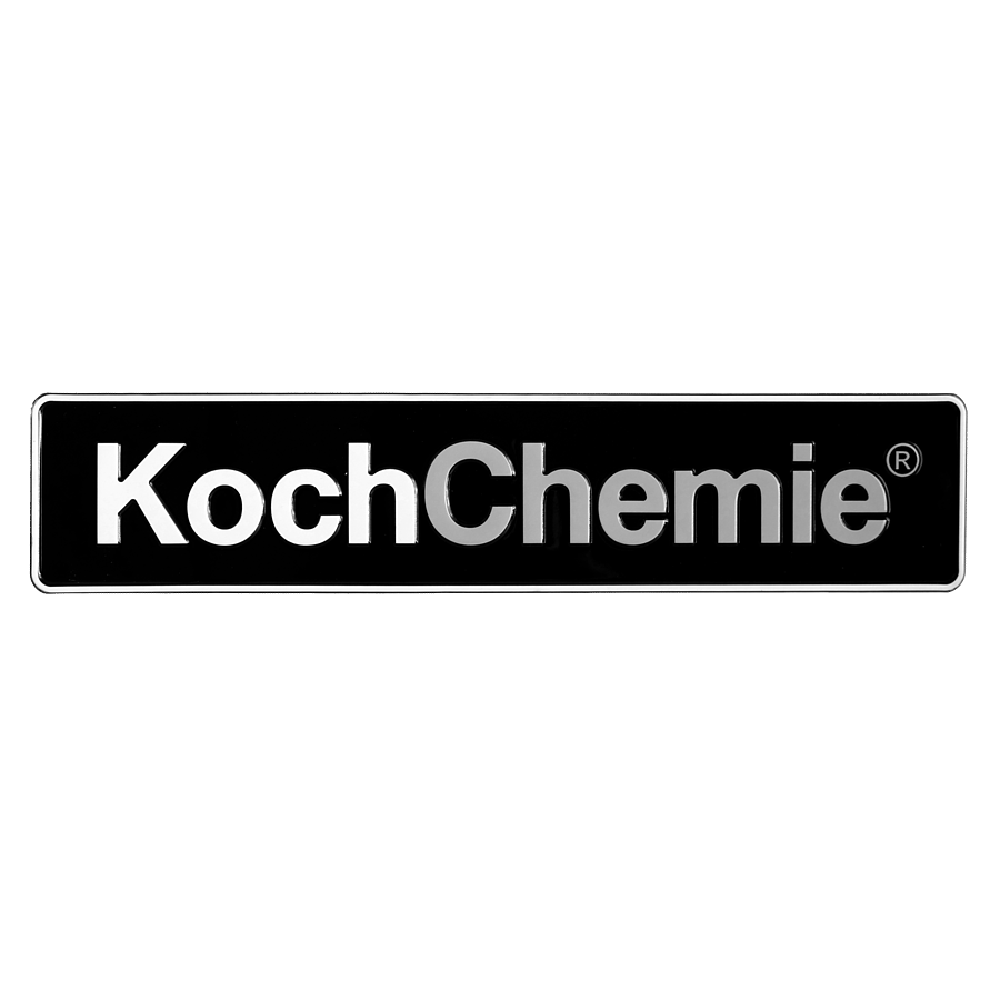 59-п Автомобильный номер Koch Chemie на черном фоне