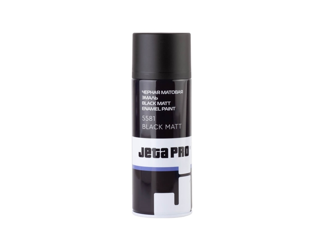 Черная глянцевая спрей 5581 JetaPro 400 мл